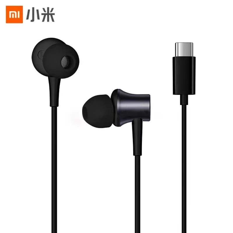 Original Xiaomi Piston 4 Earphone Bass Wired Type-C In-ear Sport Headphone With Mic Earphone HiFi Stereo Headset