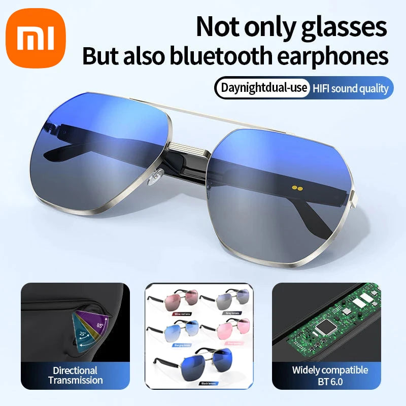 Xiaomi Smart AI Bluetooth Glasses Multifunctional Talking Business TWS Bluetooth Headset Ultra-long Battery Life Smart Glasses