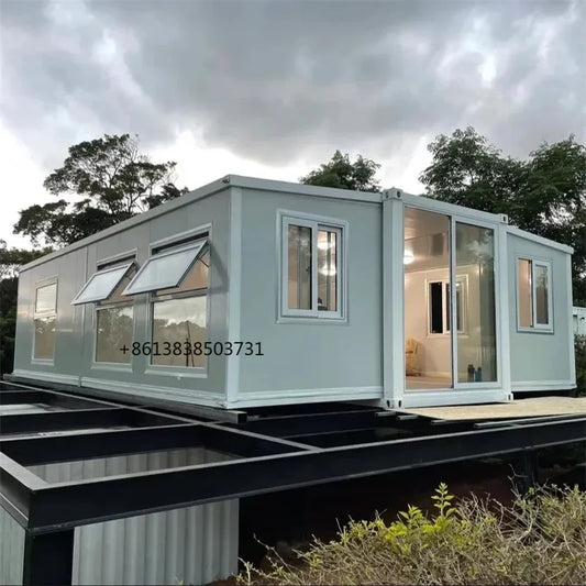 Luxury 20ft 40ft Steel Container House Luxury Homes Foldable Casa Prefabricadas Expandable Ready-Made House Waterproof Cabins