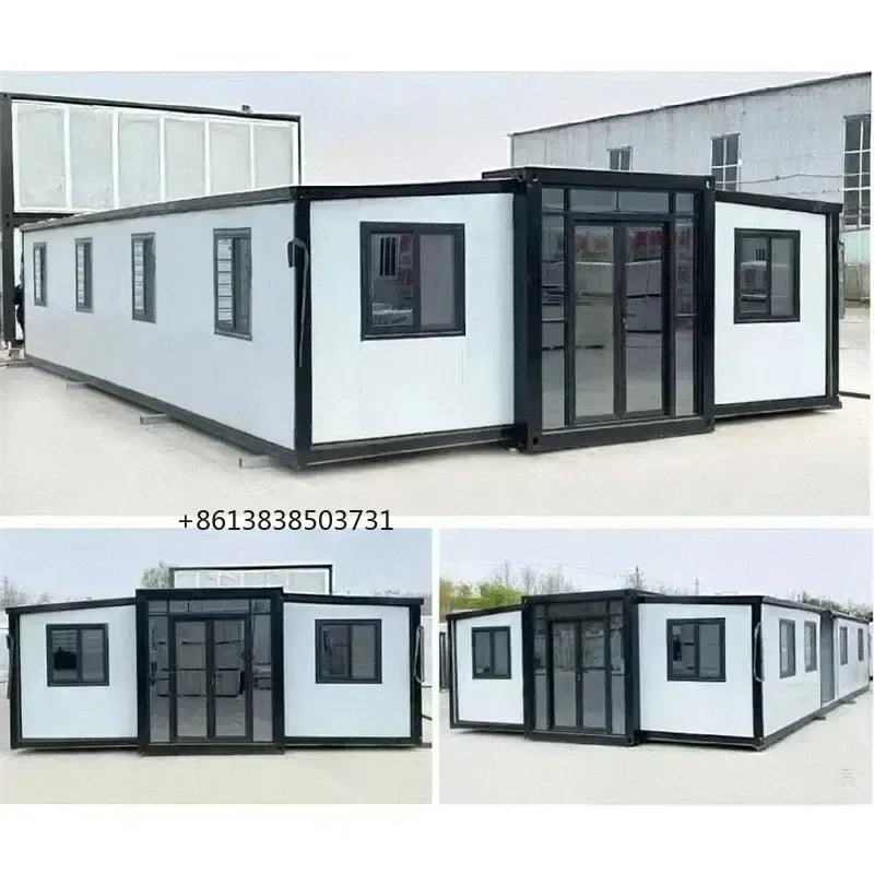 Luxury 20ft 40ft Steel Container House Luxury Homes Foldable Casa Prefabricadas Expandable Ready-Made House Waterproof Cabins
