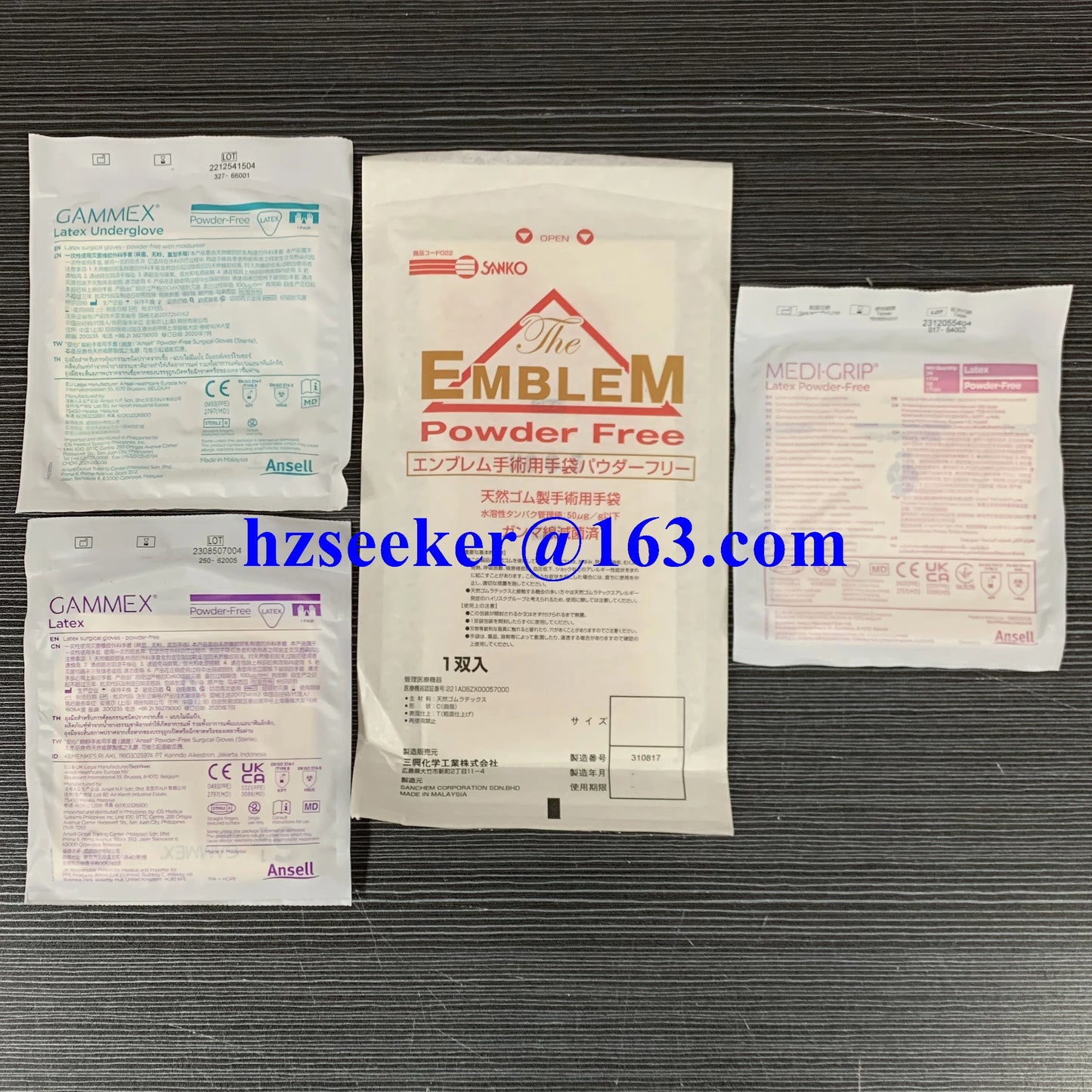 2025- 4 types of glove combinations for sale lengh 30cm(about)