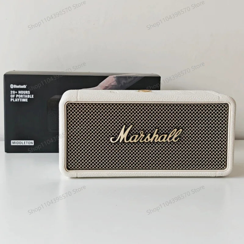 New Marshall Middleton Bluetooth Speaker Stereo Bass Outdoor Portable Lanyard Speaker IPX7 Waterproof Subwoofer HK Version