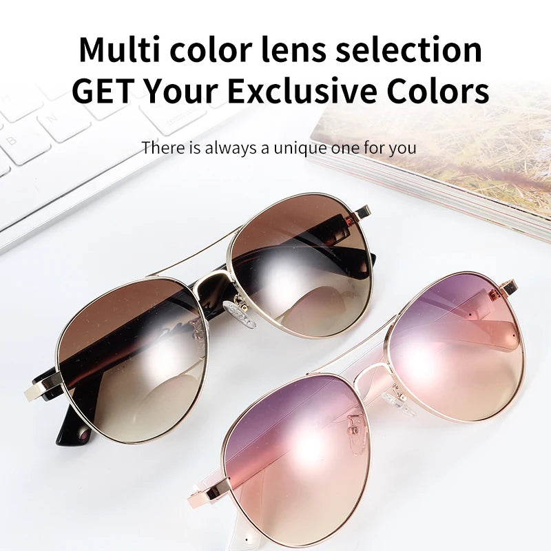 Smart Bluetooth Sport Audio Glasses Wireless Call Music Playback Earphone Anti Blue Light UV Protection Sunglasses for Men Women