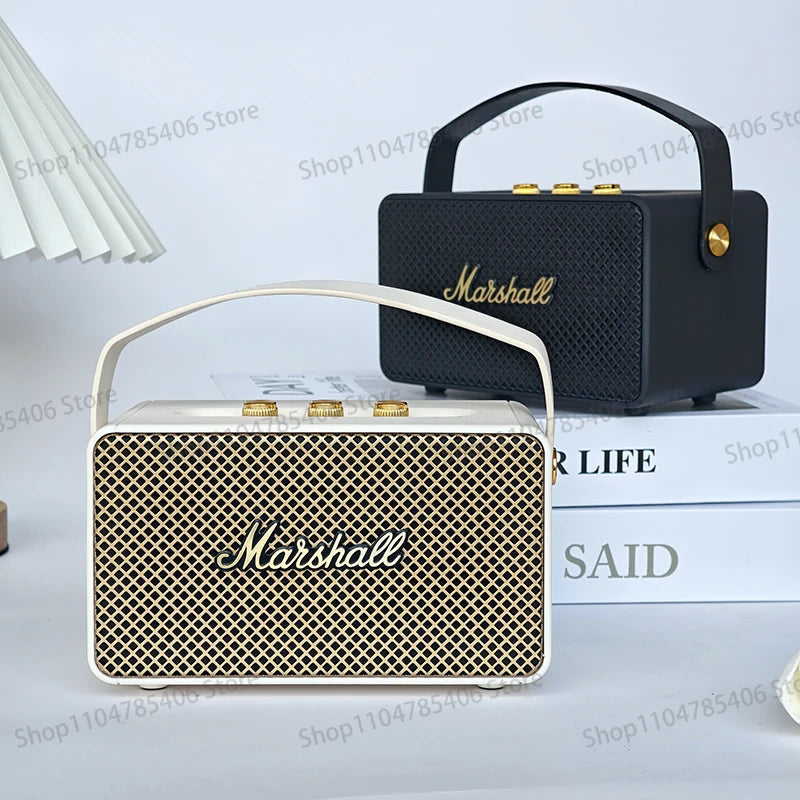 MARSHALL M10 Bluetooth Speaker, Bass Wireless Portable Speaker, Outdoor Indoor Speakers, IP67 Waterproof and Dustproof Sound