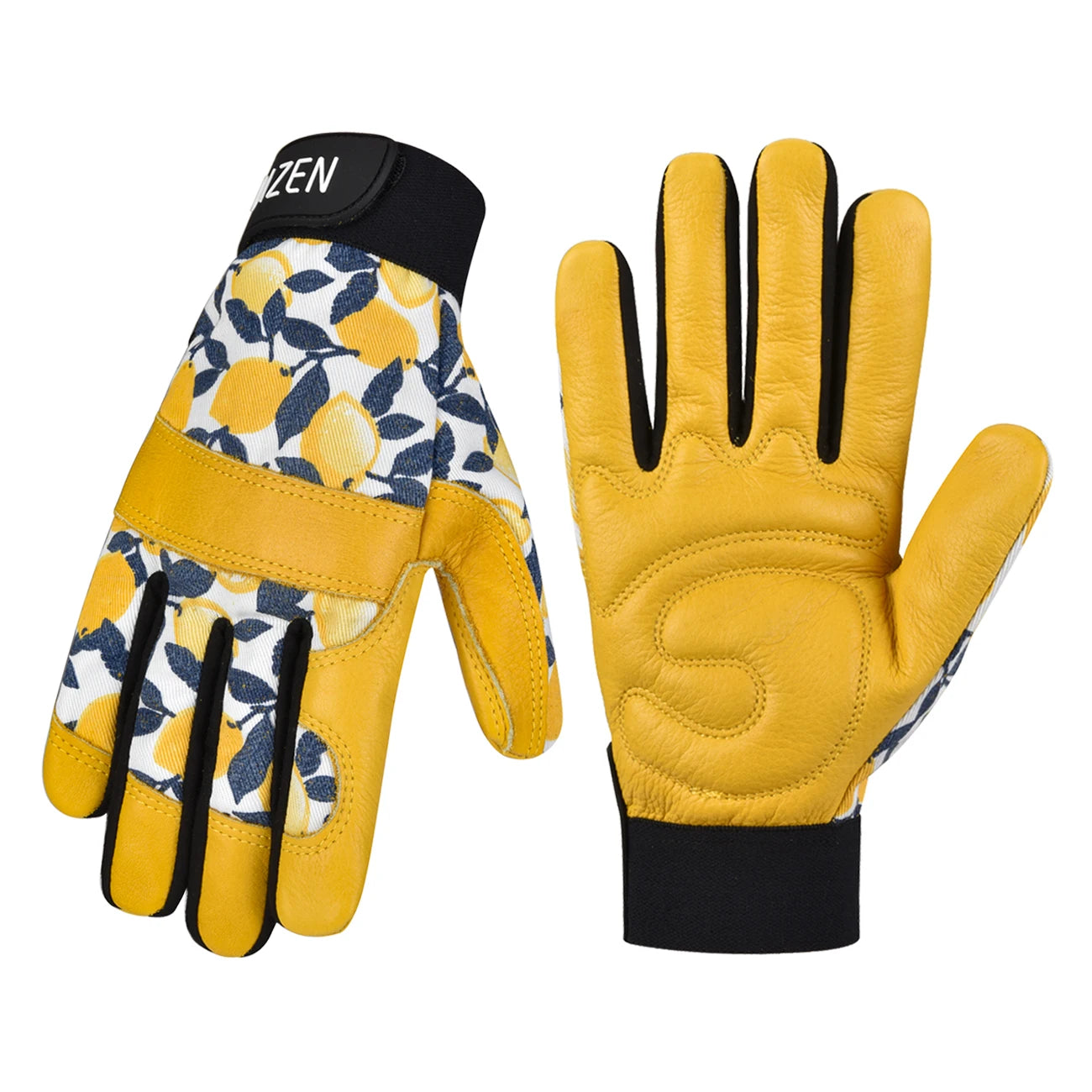 Cowhide Leather Gardening Rose Pruning Gloves Women Breathable Wear-resistant Thorn Proof Working Gloves for Weeding Planting