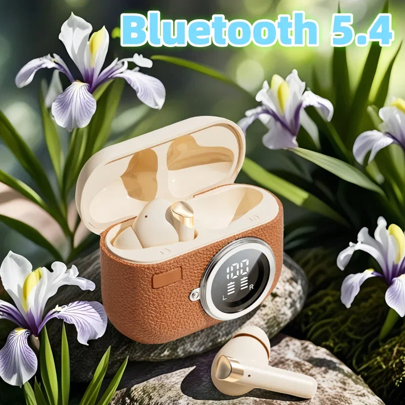 Portable HI-FI Wireless Panoramic Surround Sound Bluetooth Intelligent Noise Cancellation in Ear Ultra Long Endurance Headphones