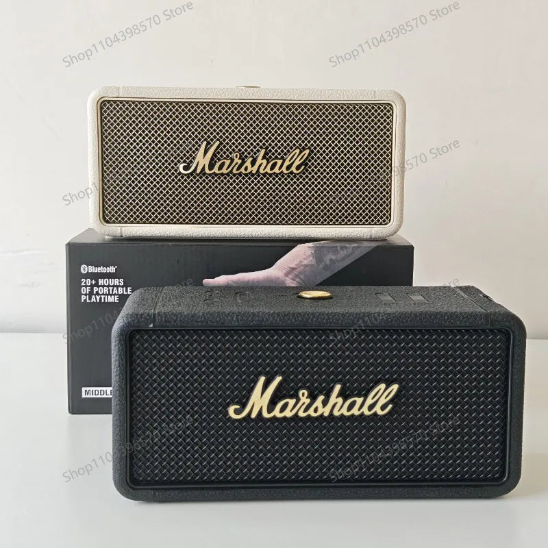 Marshall MIDDLETON Portable Bluetooth Speaker, IP67 Waterproof Dustproof, Long Playtime, Stereo Sound, Outdoor Travel Speaker