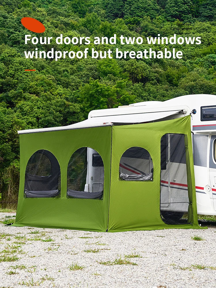 Campervan Tent, Caravan awning tent, RV awning screen room, family room, camper privacy room, awning tent van tent sunshade
