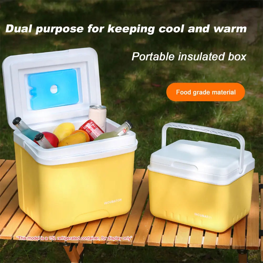 6L Portable Ice Bucket Multipurpose Outdoor Hard Cooler for Camping Picnic Beach Drink Beverage Fishing