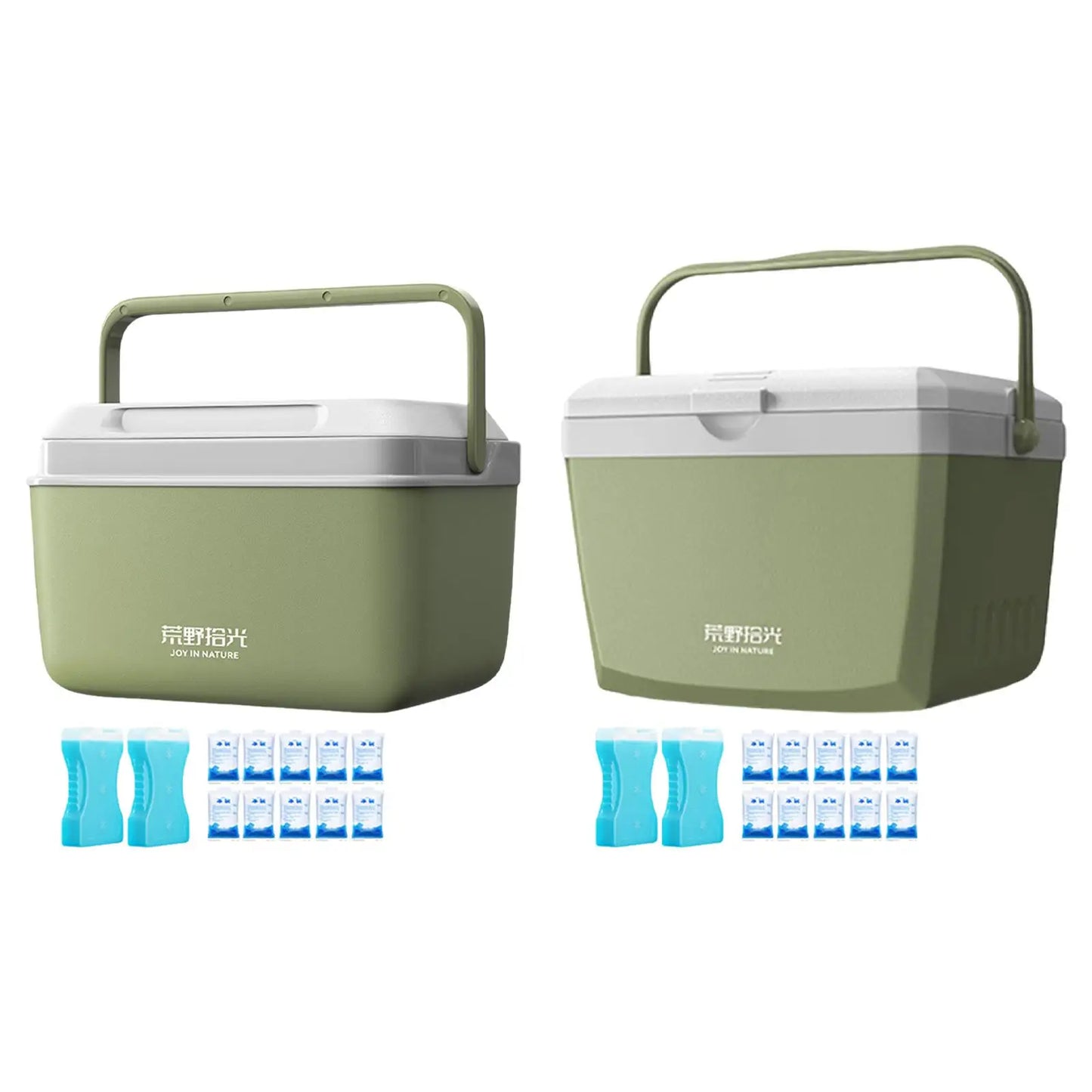 Insulated Ice Cooler Premium Camp Cooler Box for Picnic Household Party