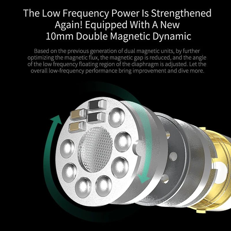 KZ ZSX Terminator Metal Headset 5BA + 1DD Hybrid 12-driver HIFI Bass Headphones In-ear monitor with noise cancellation