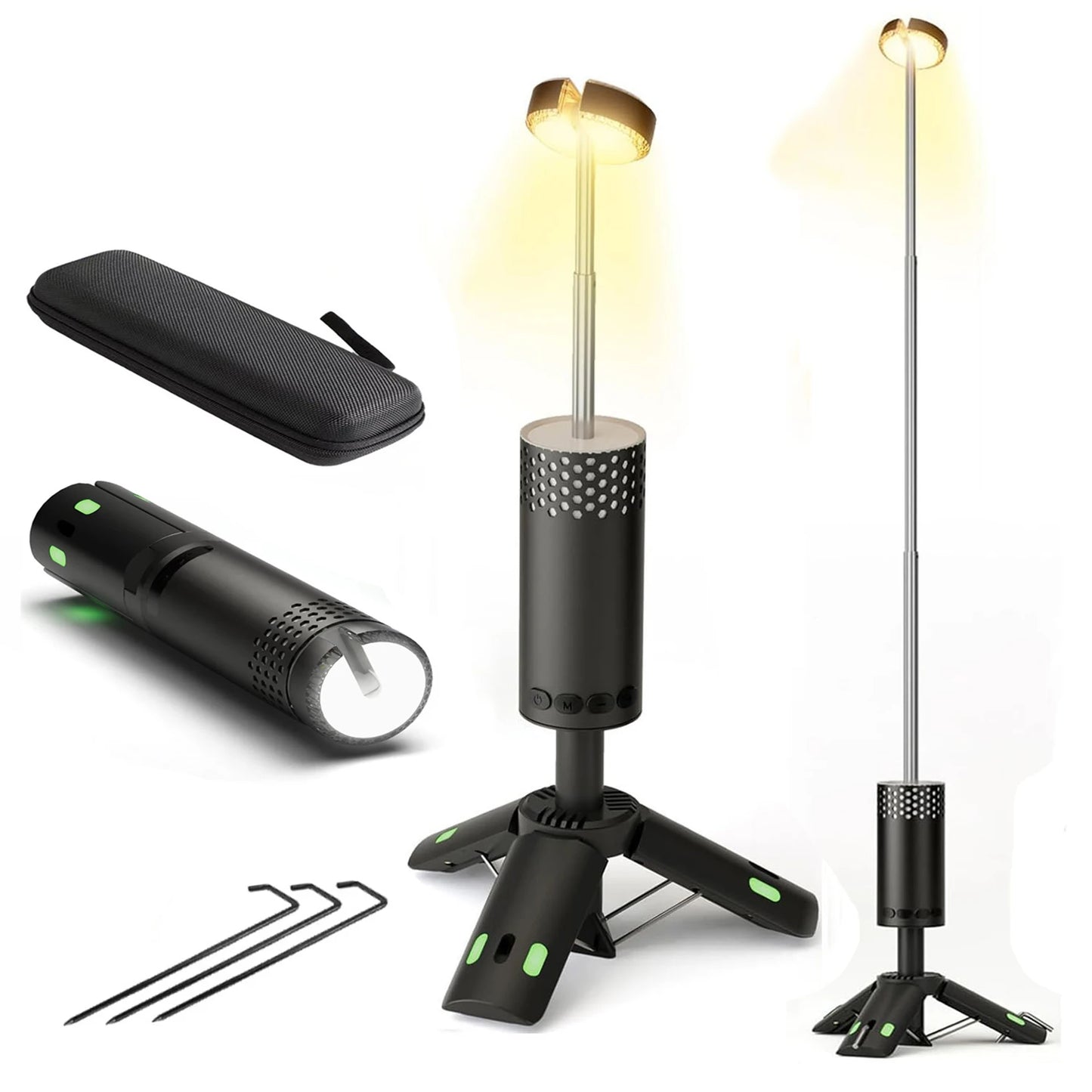 Telescopic Camping Light 10000mAh USB Rechargeable Portable LED Work Light Magnet Tripod Base Tent Telescoping Camping Lantern