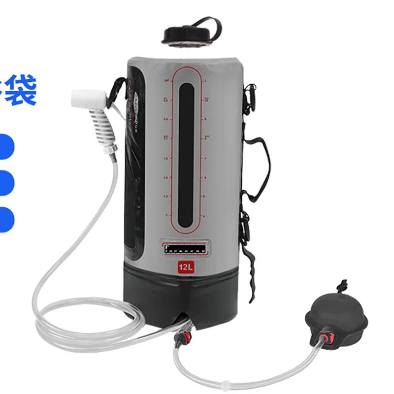 Outdoor 12L Portable Shower Bag for Camping, Rock Climbing and Sports Activities – Customizable Water Storage Solution Equipment