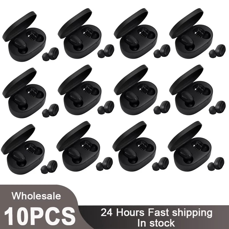 A6S Bluetooth Earphone Sports Wireless Headphones Stereo Headset TWS Earbuds with Microphone for Iphone Xiaomi 10Pieces