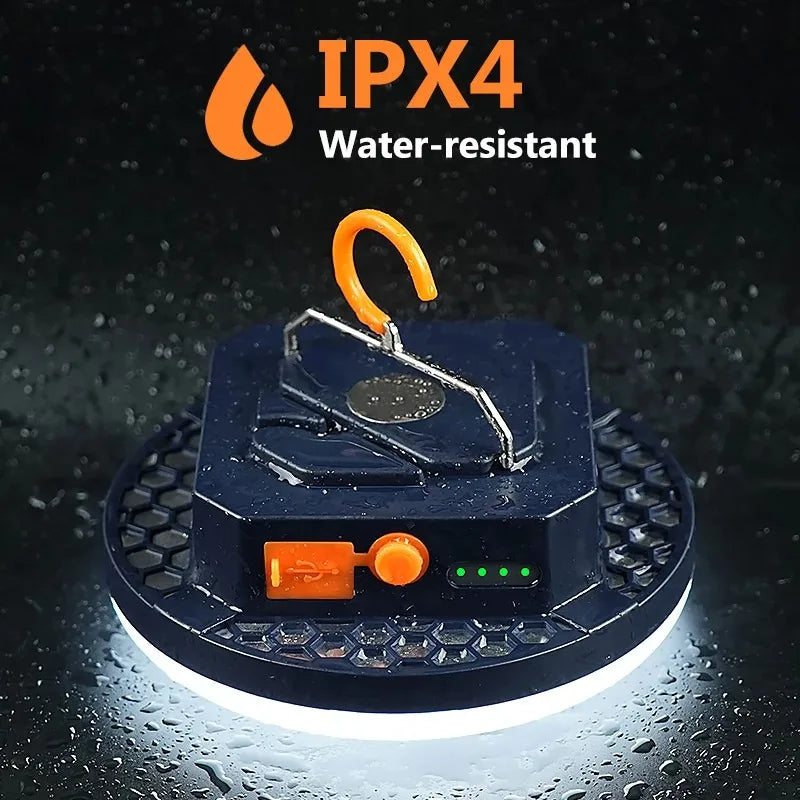 Portable Camping Lights Camping Lantern Rechargeable 10000mAh LED Tent Light Portable Emergency Night Light for Power Cuts