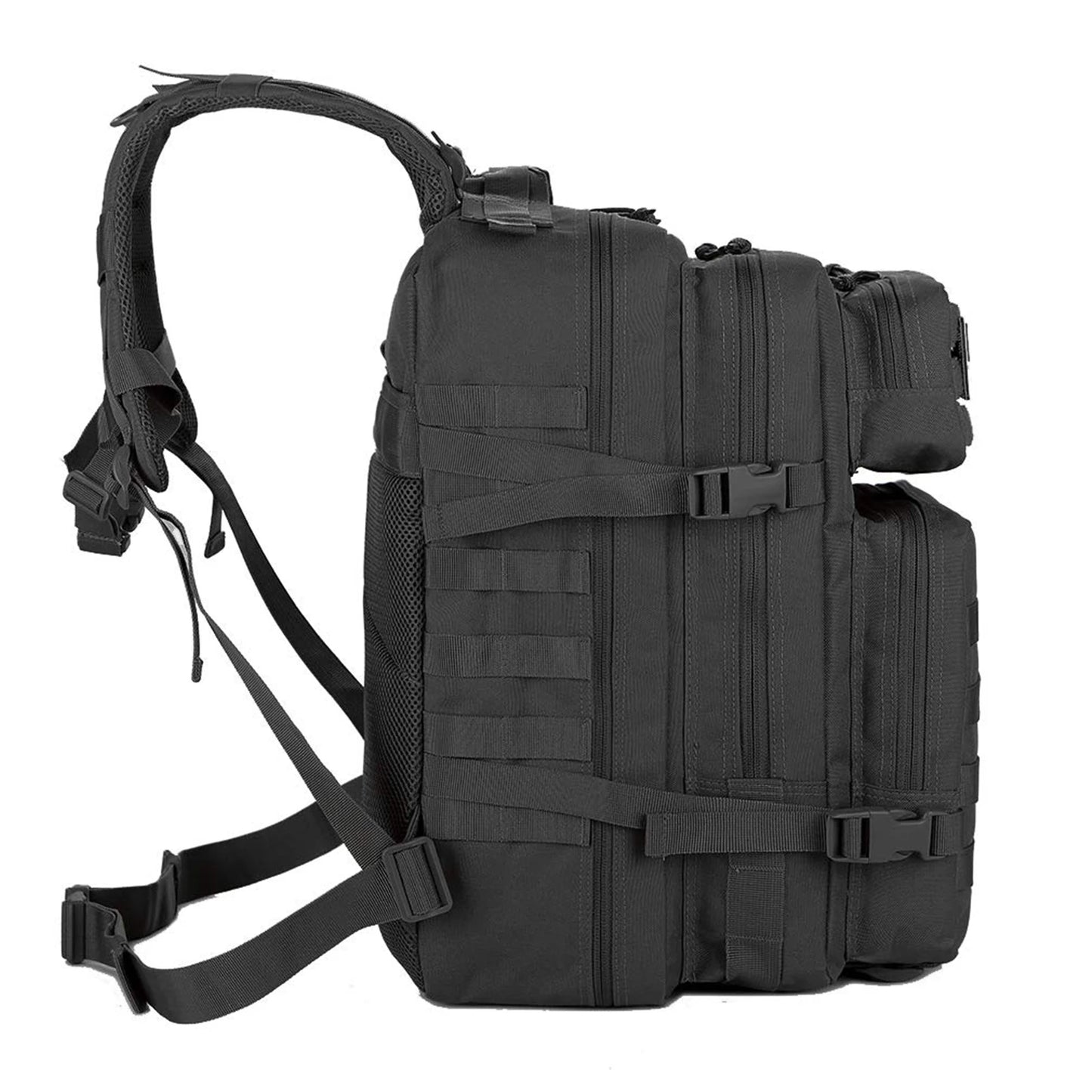 45L Tactical Backpacks Molle Assault Pack 3 Day Bug Out Bag Hiking Treeking Rucksack Fitness Camping, Daily Work