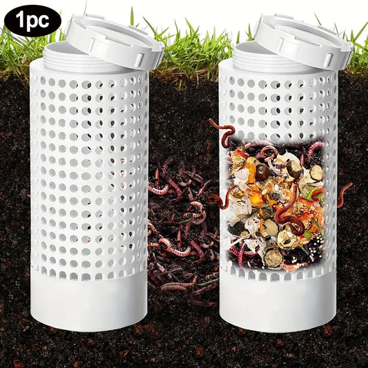 Outdoor Compost Bin Worm Composting Bin Worm Farm Compost Bin Kit For Inground Insect Composter For Small Flower Pots Garden
