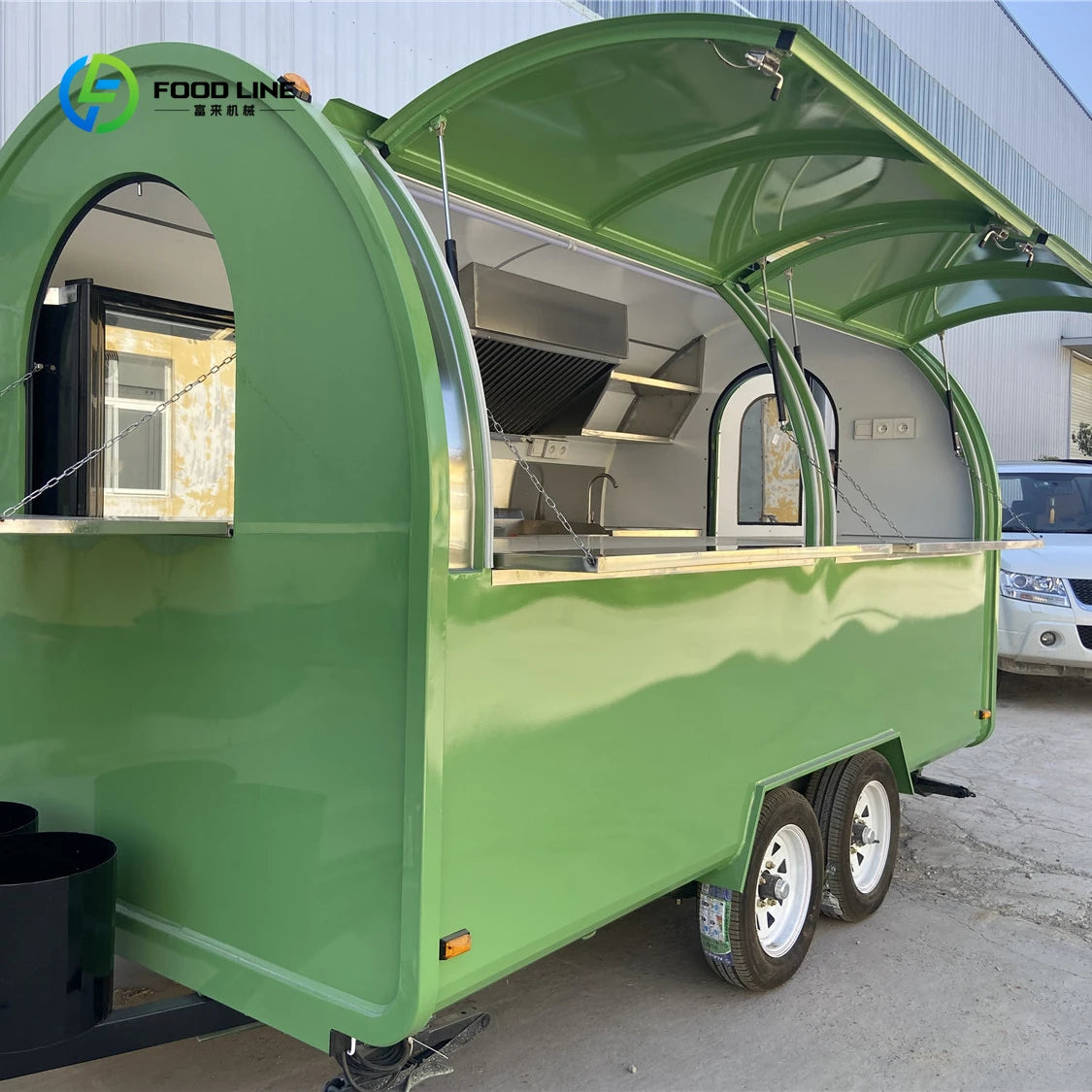 2025 Best Selling Outdoor Concession Food Trailer Mobile Fast Food Trailer Hotdog Cart Trailer Mobile bar