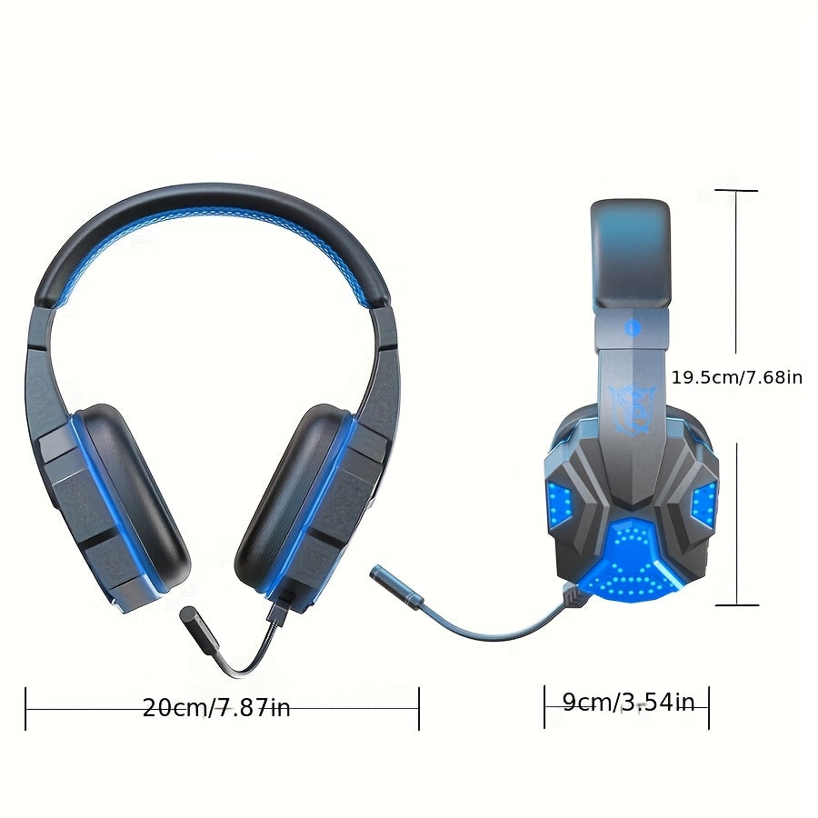 Wireless Gaming Headset with Mic - Wireless, Wireless, Over-Ear Speaker, Colorful Design, USB-C Charging, Lithium Battery, Ideal for PC and eSports