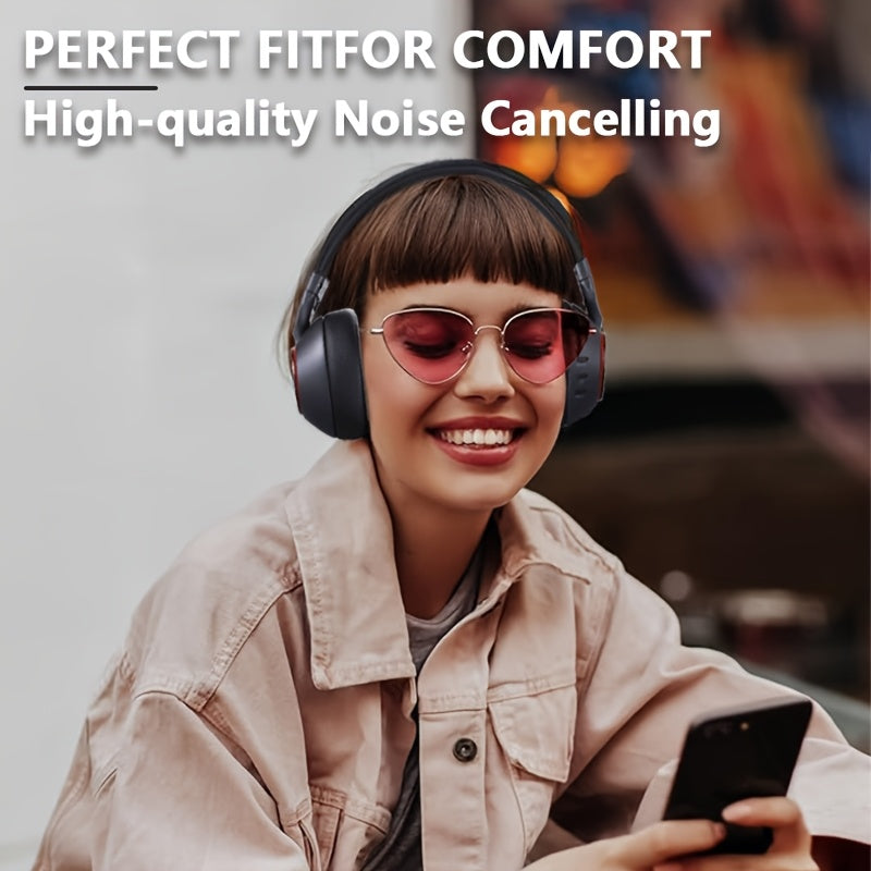 ANC Wireless Headphones Feature Noise Cancellation, Extended Battery Life, And Compatibility with Multiple Devices. They Provide Exceptional Sound Quality for Sports, Work, And Entertainment That Exceeds Your Expectations.