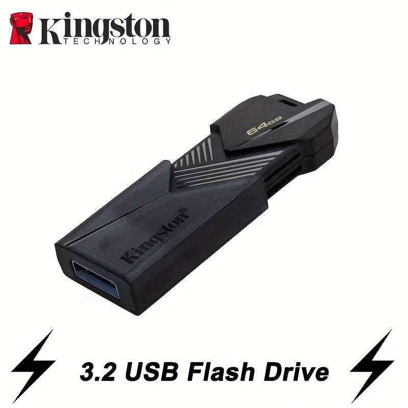 Kingston USB 3.2 lash Drive Pen Drive DTXON 64GB 128GB 256GB USB Stick Mini Key Memory Black Flash Drive for Computer