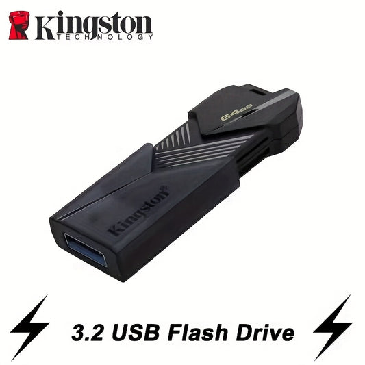 Kingston USB 3.2 lash Drive Pen Drive DTXON 64GB 128GB 256GB USB Stick Mini Key Memory Black Flash Drive for Computer