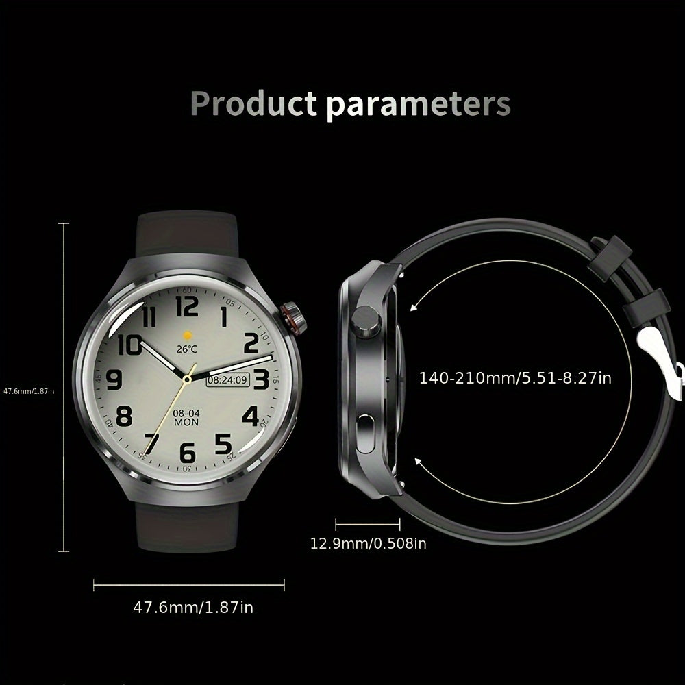 2024 New Men's Smart Watch 4 PRO1.53-inch 360 * 360 AMOLED Wireless Call Multi Sport Mode Smart Watch