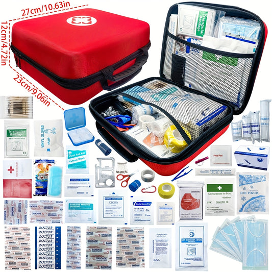 344/738/1030-in-1 Multifunctional Portable Emergency Kit, a must-have for homes, offices, school dorms, and car travel with large capacity! The perfect thoughtful gift for loved ones, friends, colleagues, or your husband to prepare for natural disasters