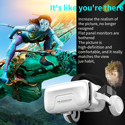 3D stereoscopic sound effect headphones, suitable for family members to watch movies, mobile phones to enlarge screens, VR glasses headphones, suitable for other recording equipment headphones