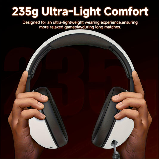 Ultra Cool Gaming Headphones, Wireless and Wired with Microphone, Suitable for Gaming and Music Recording, Wireless Ear Mics, Gift