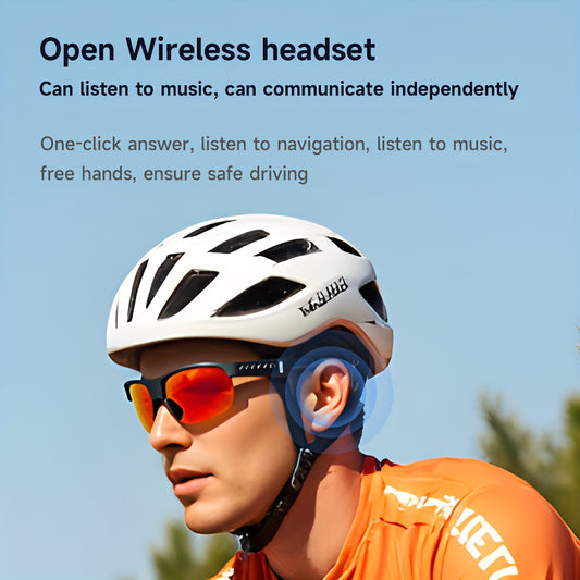 Smart Sports Glasses, UV Protection, Wireless Stereo Earbuds, Hands-Free Calling, Music Playback, Compatible with for iphone/Android, Neutral Holiday Gift, 5 Colors