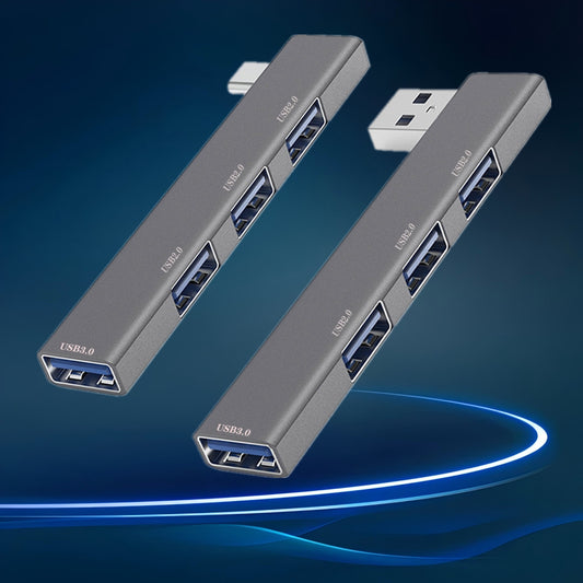 Notebook Expansion Dock USB Hub, Computer USB Multi-Interface Expander, Type-C Expansion Dock for Multiple Ports Splitter, Hub Converter Adapter, Side Plug Wireless Directly Plugged into Notebook Desktop Hard Drive Multifunctional, 4 Port USB Hub, Portab