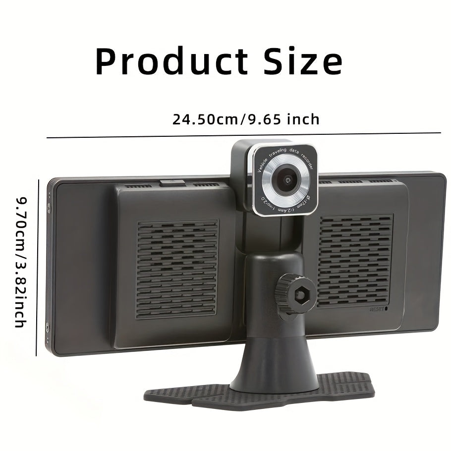 1pc 10.26-inch Touch Screen Carplay for All Model Cars, 720P Camera, Carplayer for Android Auto Car Radio Stereo, Driving Assistance/Call Answering/Navigation/Music, Portable Smart Player, A Gift for Driving Enthusiasts