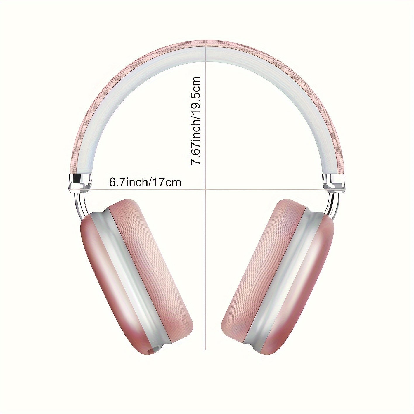 Upgraded wireless earphones, wireless earphones with good sound quality, flat fold earphones with built-in microphone, compatible with 3.5mm/0.14in audio cable, 40 hours ultra-long battery life, Christmas gift