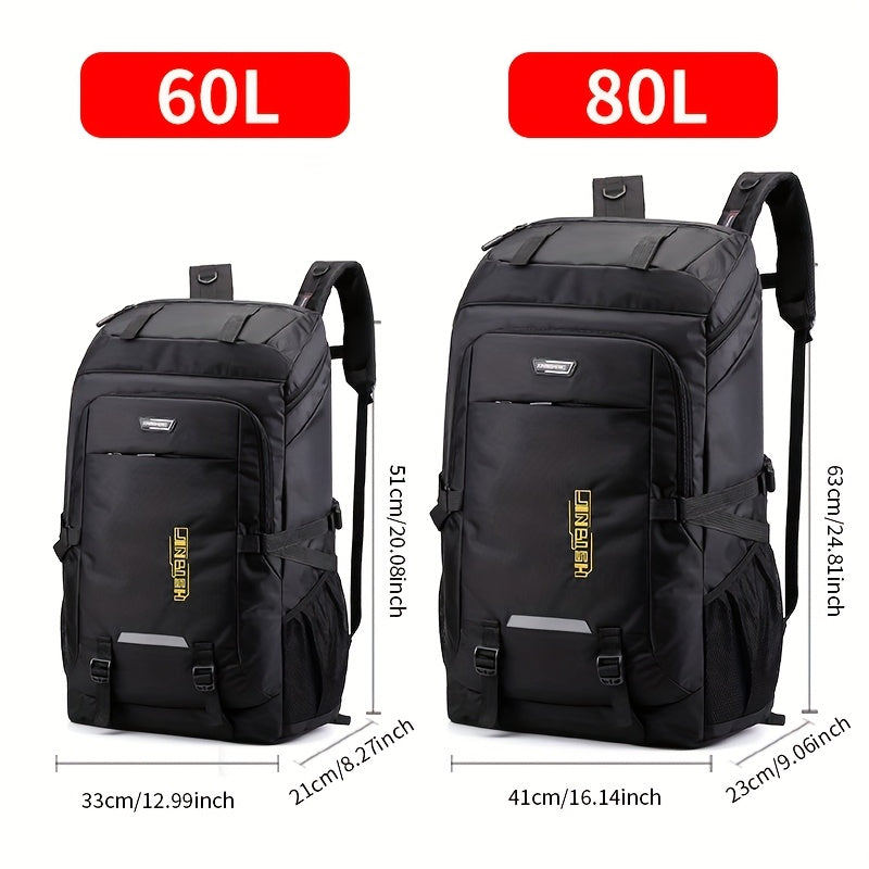 Outdoor travel backpack, available in two models of 60L80L, large capacity sports camping backpack for both men and women, Easter Valentine's Day gift