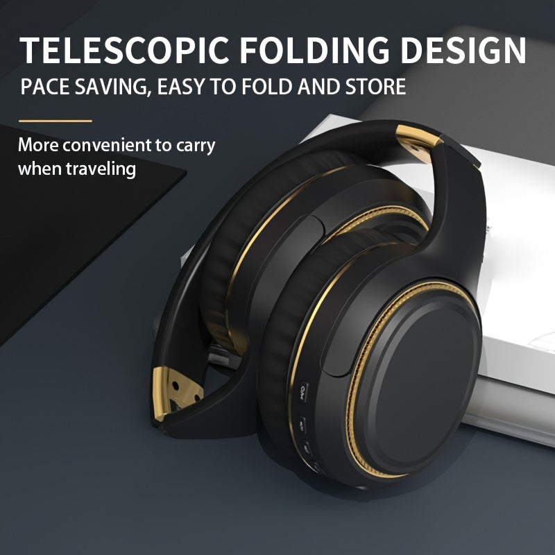 H6 Breathing Light Wireless Headphones, Foldable Headphones, Mobile and Portable Outdoor Exercise Headphones, Multifunctional Headphones Support Wireless Connection, Hands-Free Calling, Foldable Storage, Soft Earmuffs, Long-lasting Outdoor Exercise Wirel