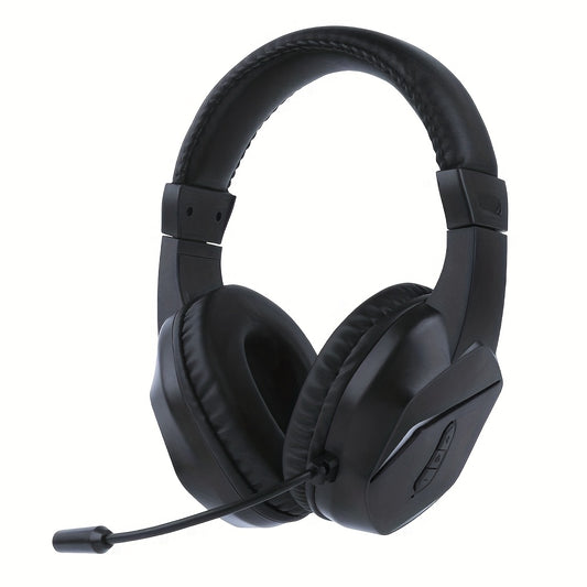 URIZONS Traffic Headset Wireless BT5.4 On Ear RGB Lighting Glowing Headphone Call Center TWS Earphones with 270 degree rotatable microphone and USB C Charging interface for business/Driving/Gaming