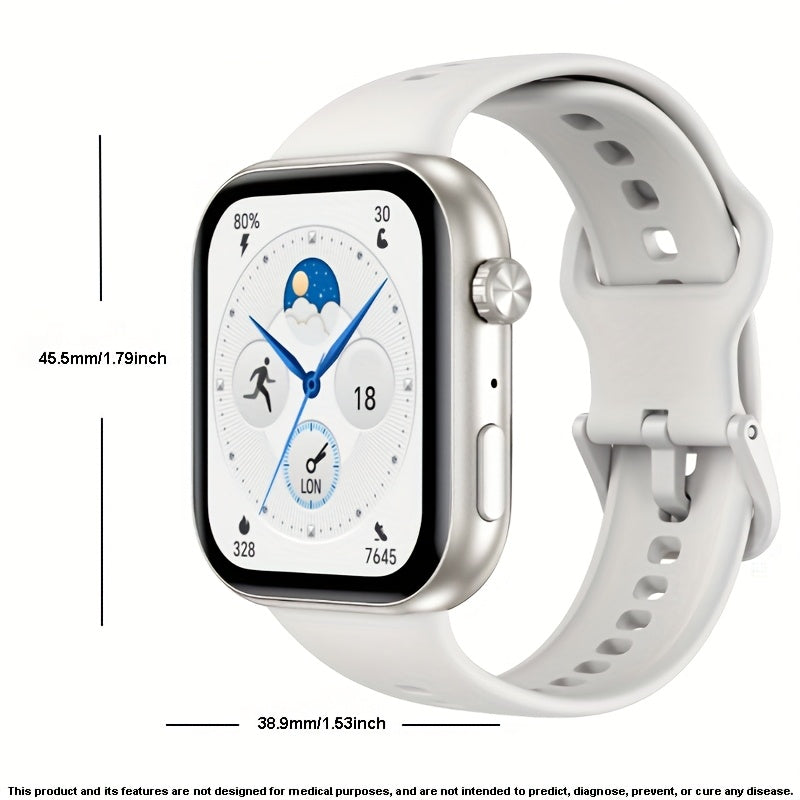 Honor Choice Smartwatch 2i 4.7cm AMOLED Display Smart Watch 2 Weeks Battery 24/7 Health Monitor BT Call