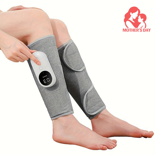 1pc Electric Leg Massager with Air Compression, Heated Calf & Foot Massage, Rechargeable Lithium Battery, No Wires, Ideal Gift for Mother'S Day, Father'S Day, Christmas, Mother'S Day Gift|Modern Leg Massager|USB Charged Device, Leg Massage