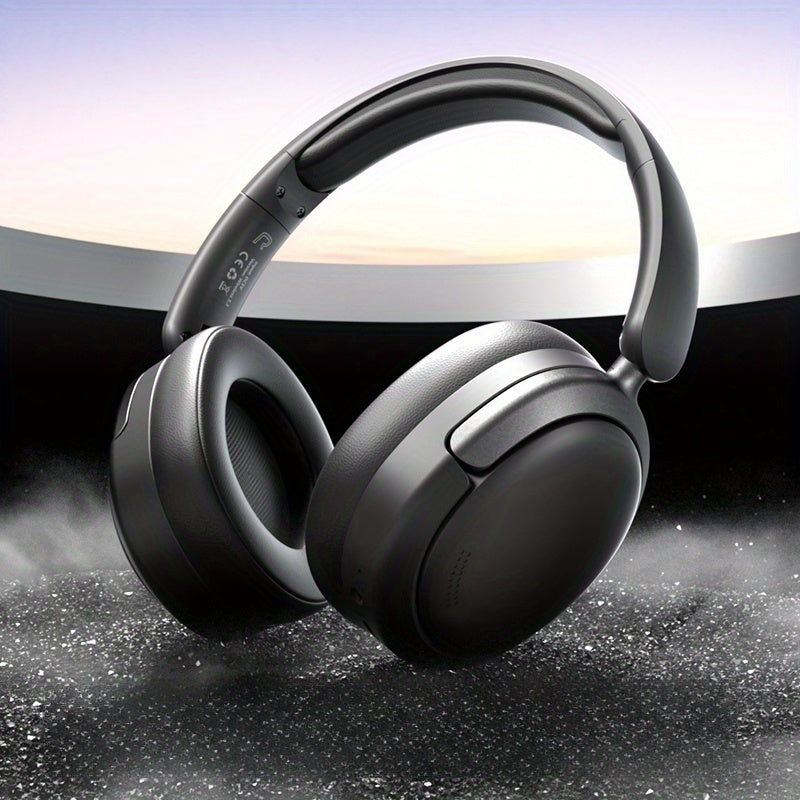 SY-T8 Wireless Over-Ear Gaming Headphones with Wireless, Foldable Design & Comfortable Ear Cups - High-Fidelity Sound, Long Battery Life, Type-C Charging, Includes Charging Cables & Ear Pads for PC, Mobile, Gaming, Wireless Gaming Headset