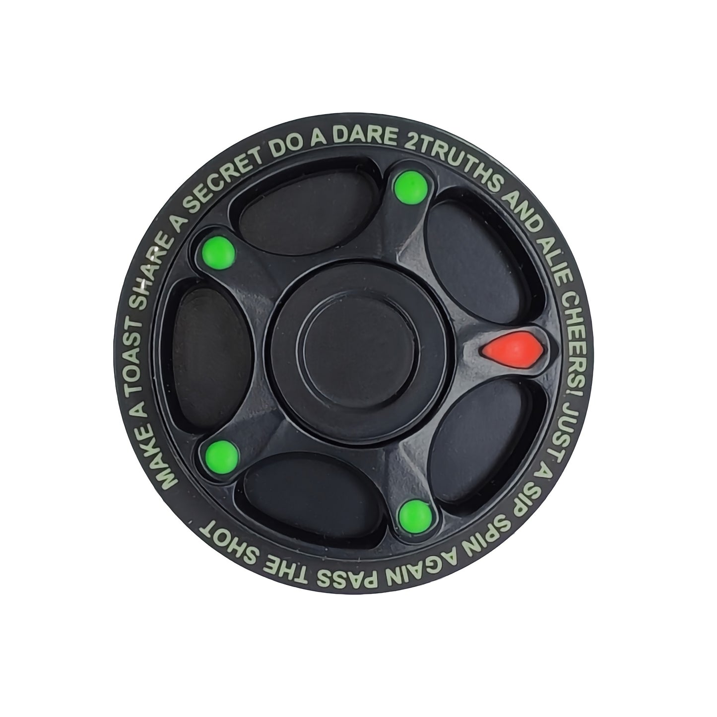 15W Magnetic Wireless Charger, Quick Charge, Aluminum Alloy Material, with Rotatable Luminous Spinner, Portable and Lightweight, Suitable for iPhone, for Samsung and More Smartphones